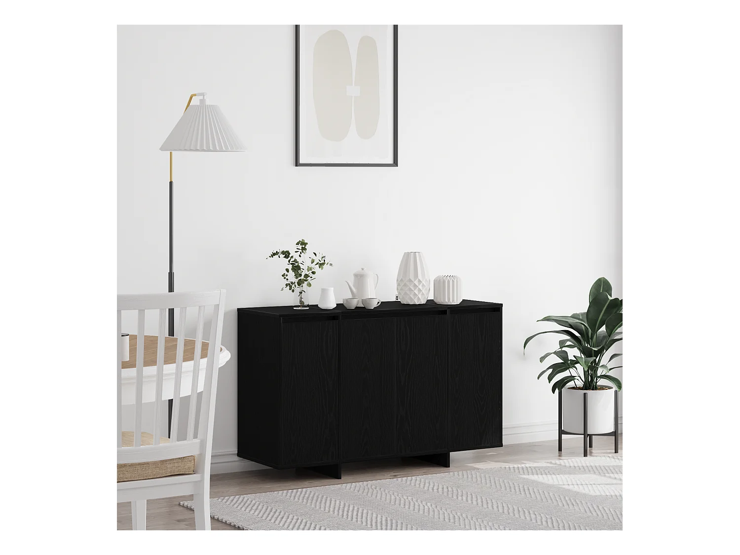 Buffet chêne noir Chêne noir Bois 120 x 41 x 75 cm