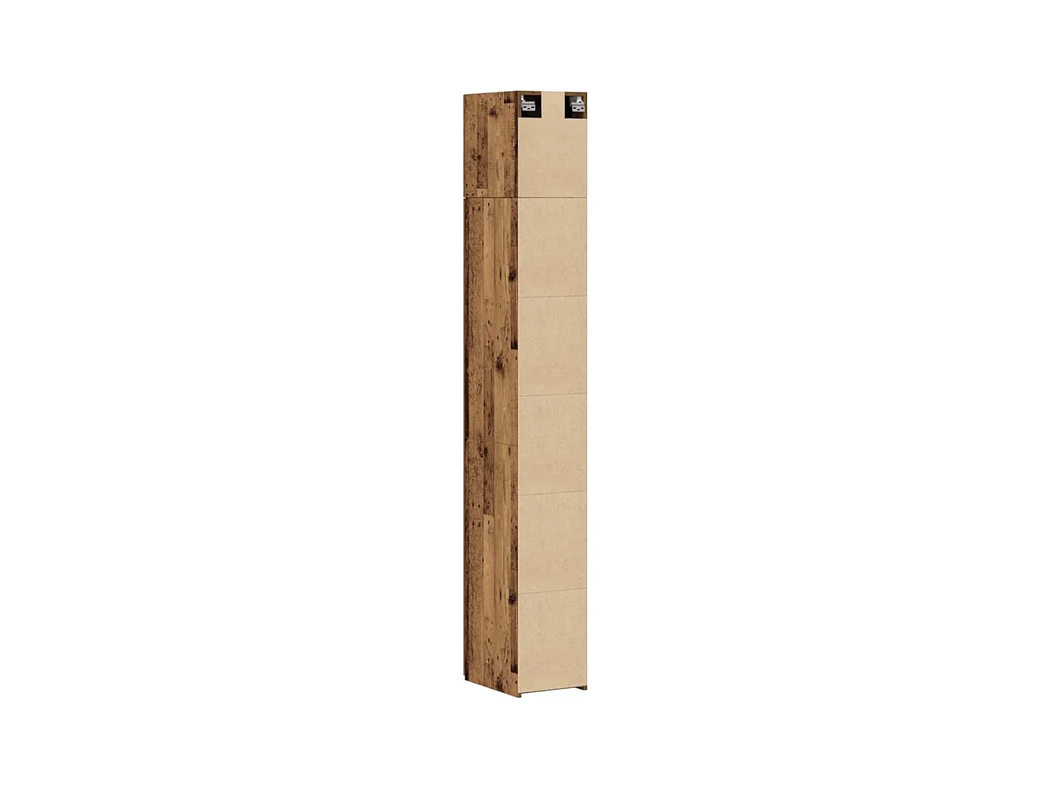 Meuble de rangement étroit Vieux bois 30x42.5x225 cm Bois ingé