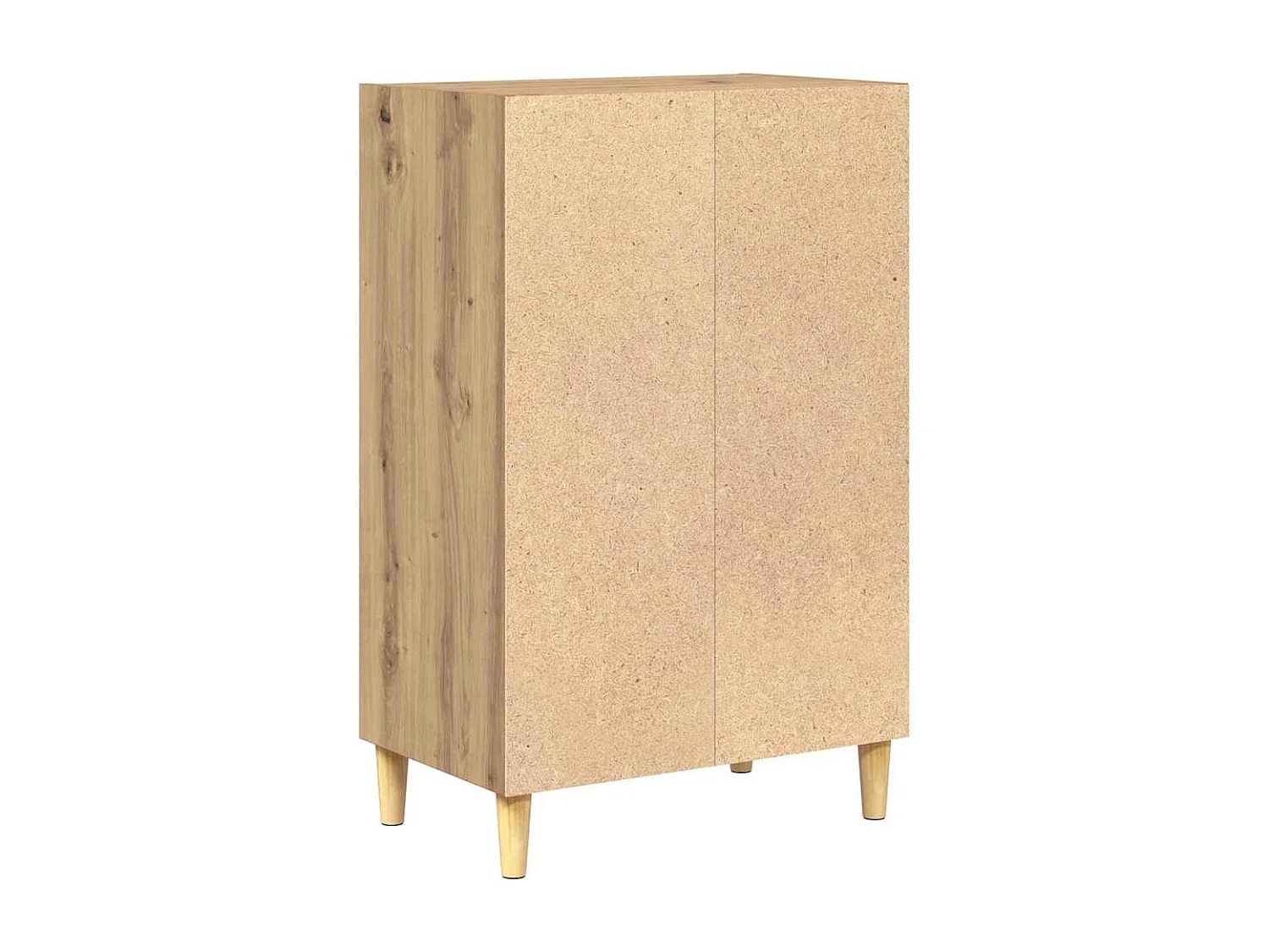 Handgemaakt eikenhouten dressoir 57 x 35 x 90 cm Technisch hout