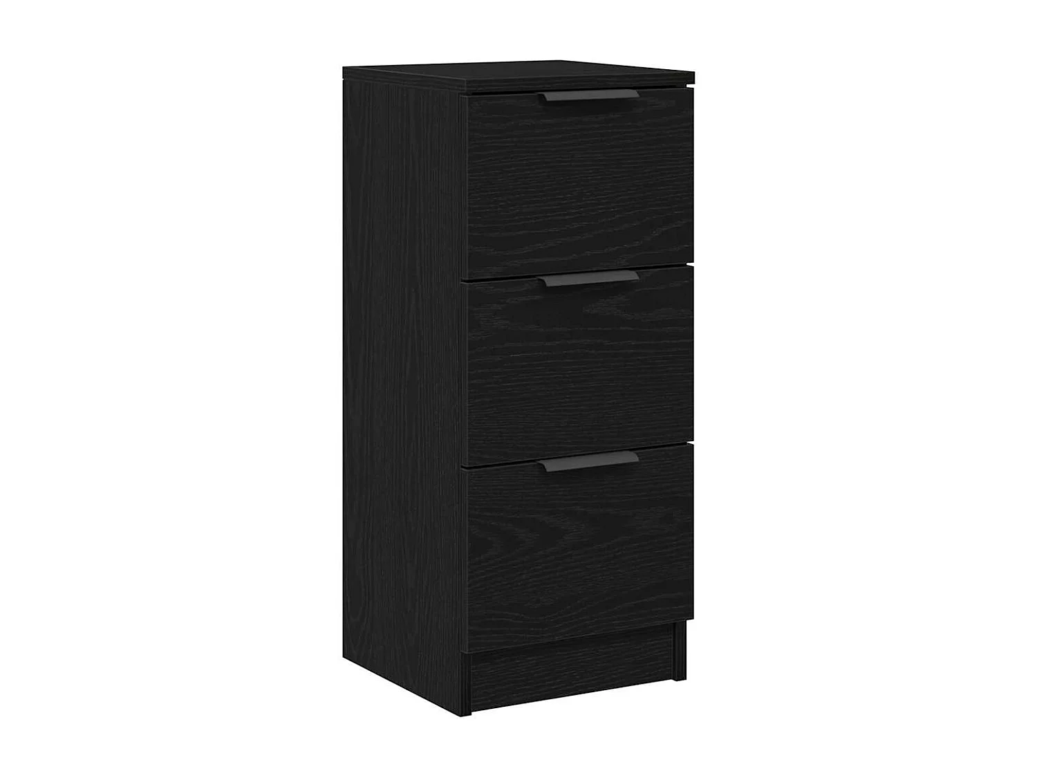 Buffets 2 pcs Chêne Noir 30x30x70 cm Bois d'ingénierie
