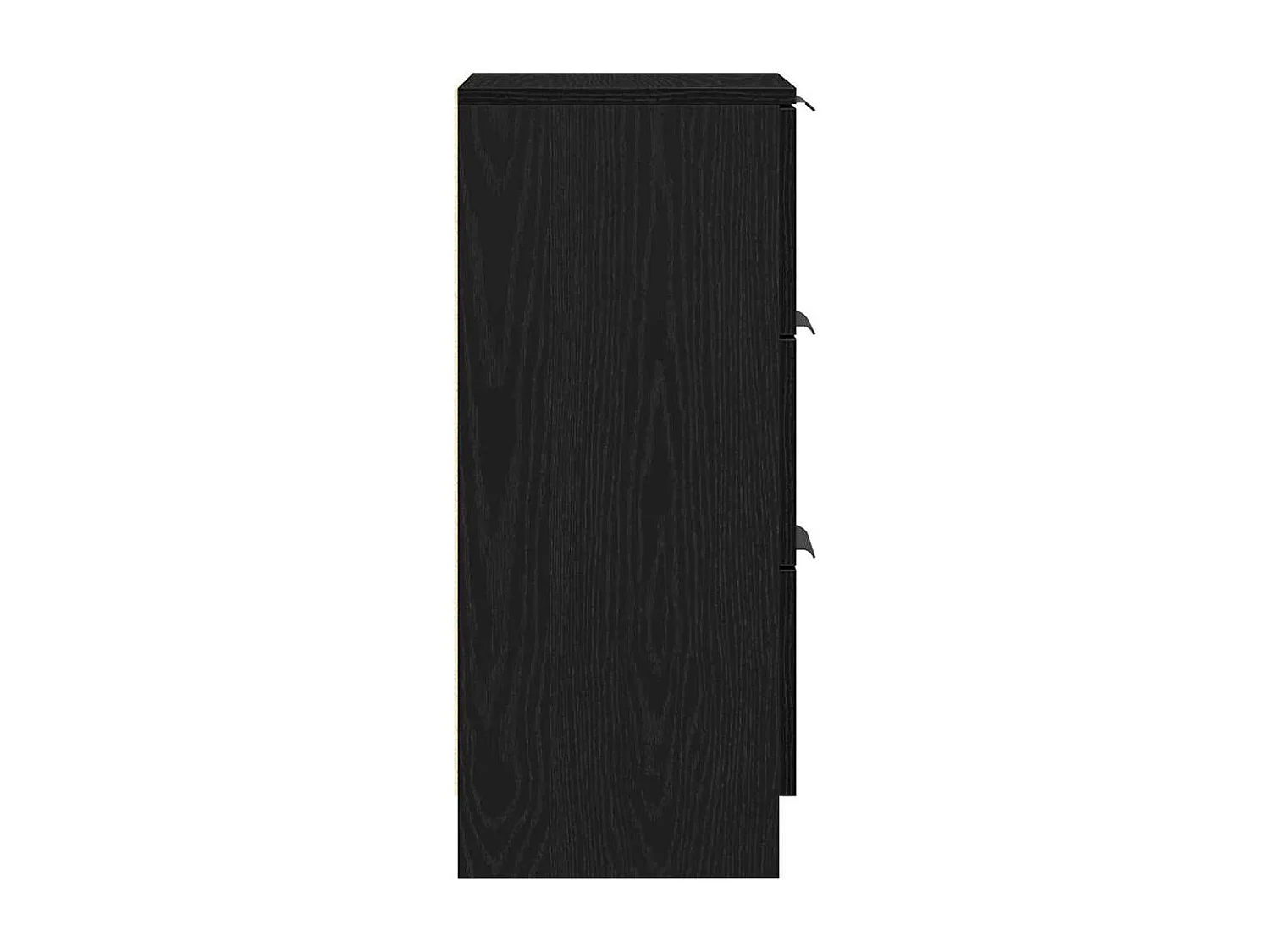 Buffets 2 pcs Chêne Noir 30x30x70 cm Bois d'ingénierie