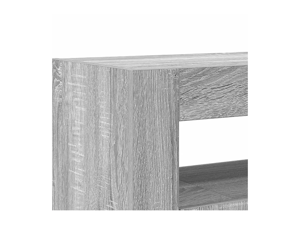 Credenza Sonoma Gray in legno ingegnerizzato 116 x 30 x 75 cm