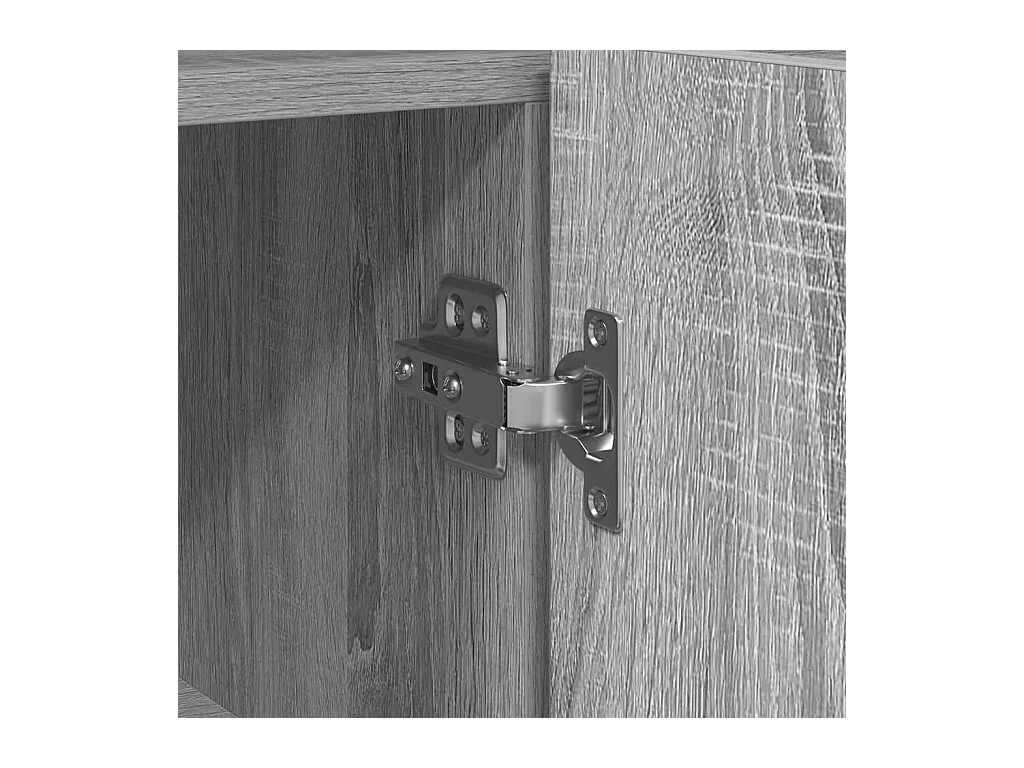 Credenza Sonoma Gray in legno ingegnerizzato 116 x 30 x 75 cm