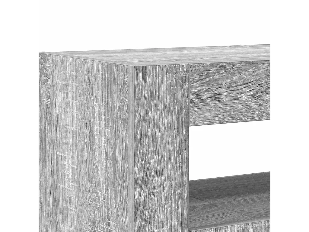 Buffet Gris sonoma Bois d'ingénierie 116 x 30 x 75 cm Buffet