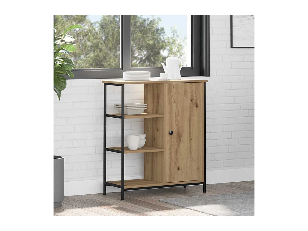 Buffet Artisan Chêne 70x30x80 cm Bois d'ingénierie