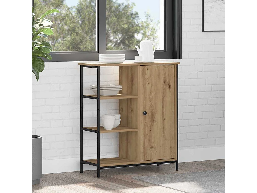 Buffet Artisan Chêne 70x30x80 cm Bois d'ingénierie