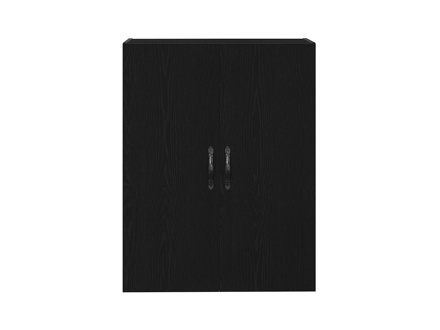 Pensile in rovere nero 69,5x34x90 cm Legno precomposto