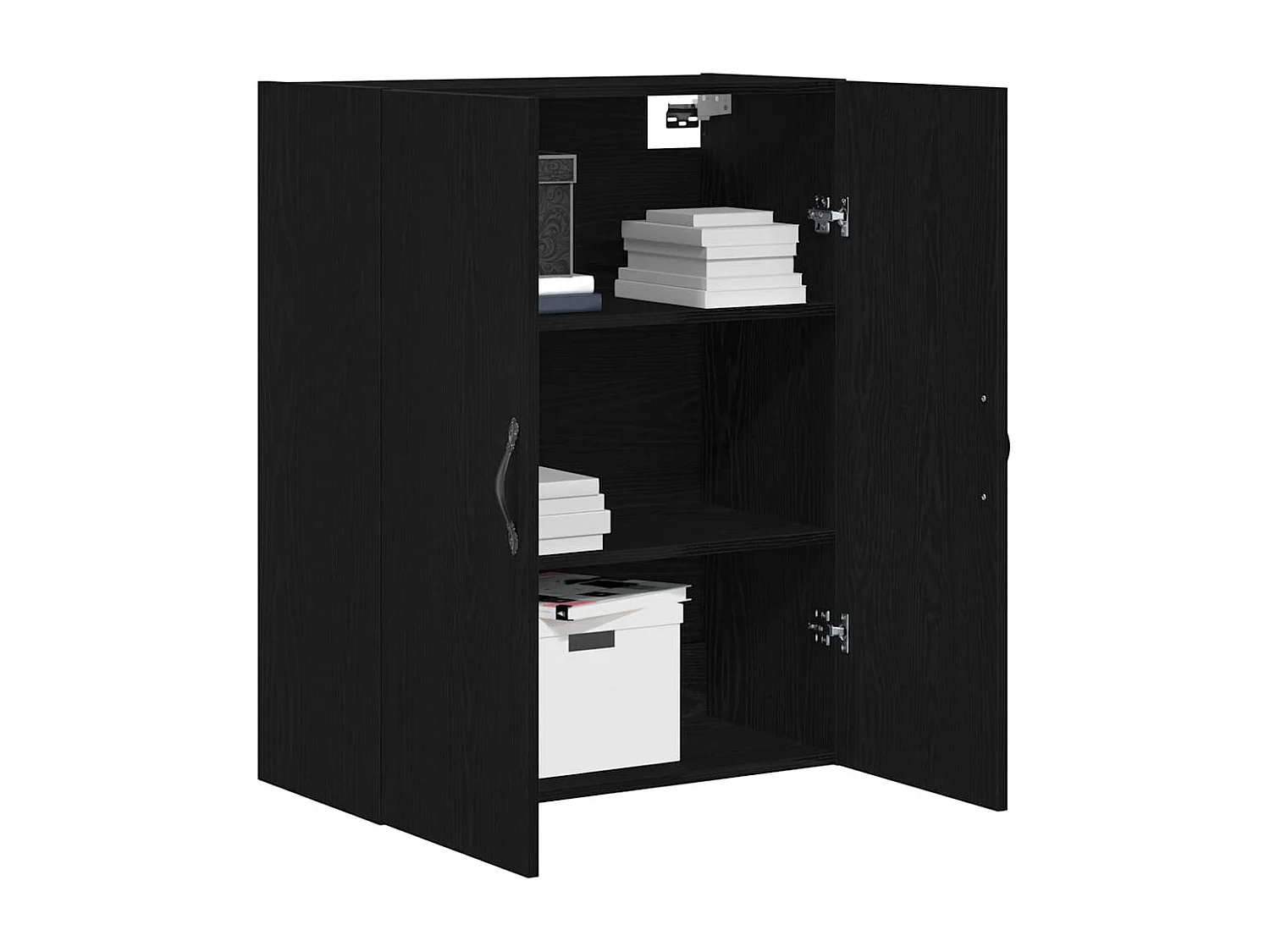 Armoire murale Chêne noir 69,5x34x90 cm Bois reconstitué