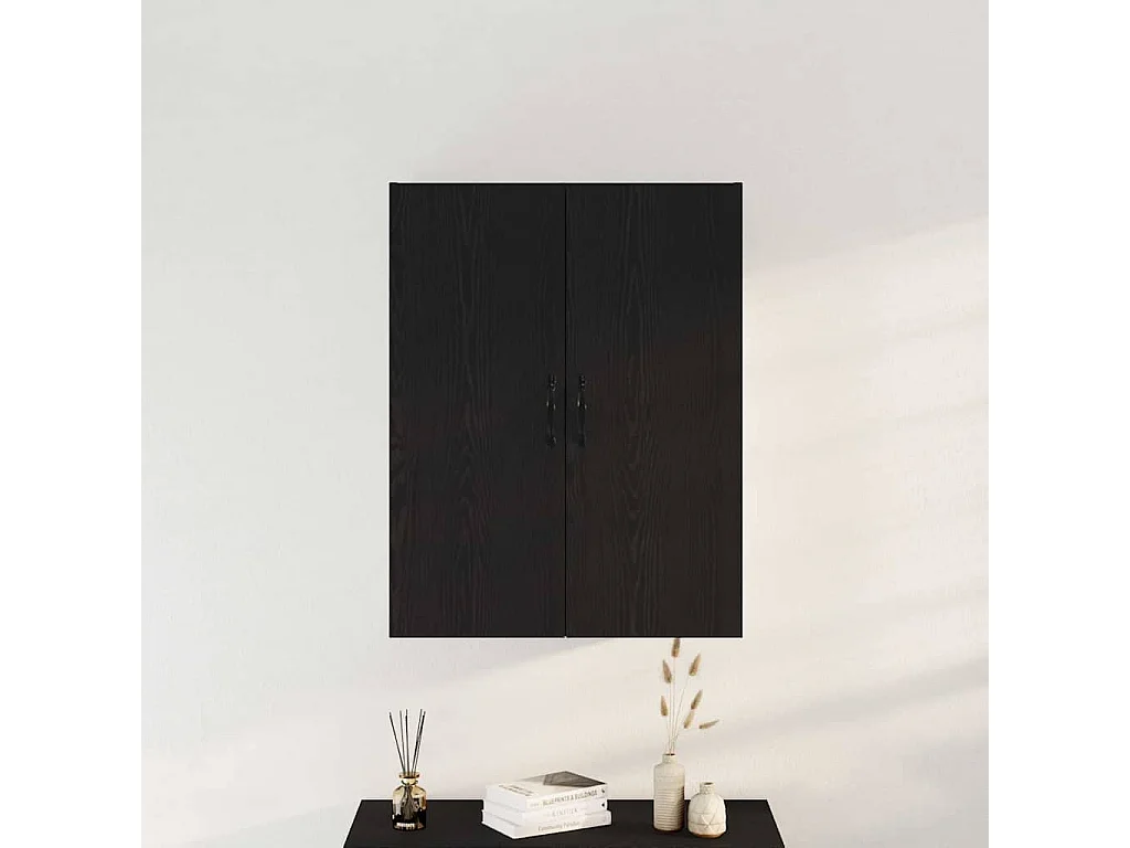 Armoire murale Chêne noir 69,5x34x90 cm Bois reconstitué