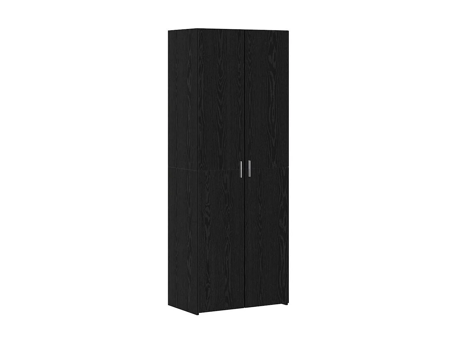 Highboard Chêne Noir 70x42.5x185 cm Bois d'ingénierie