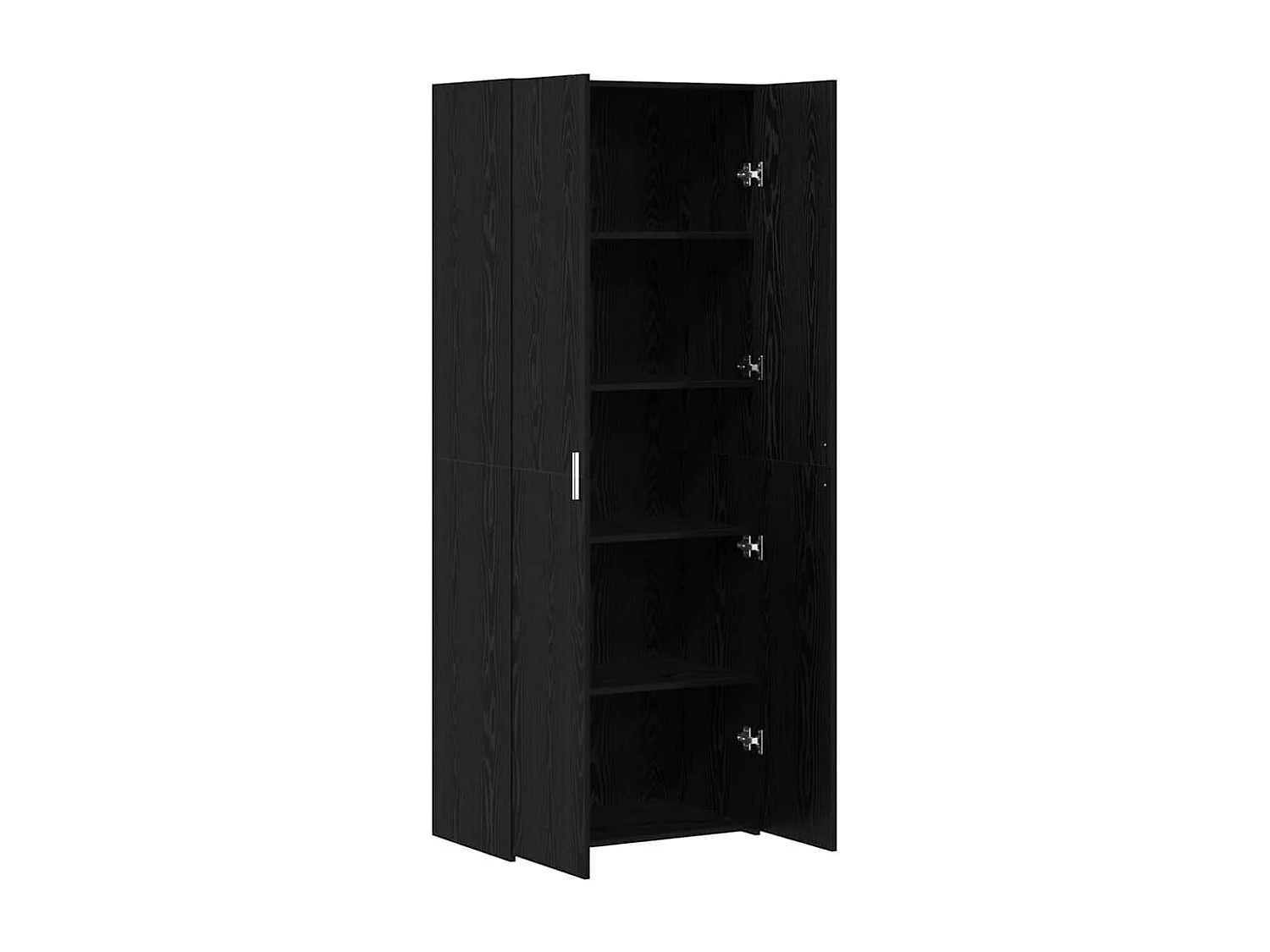 Highboard Chêne Noir 70x42.5x185 cm Bois d'ingénierie
