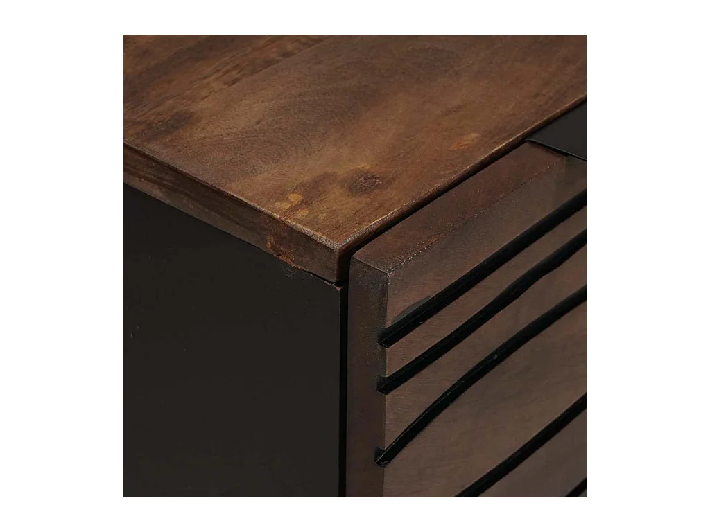 Buffet - 60x33.5x75 cm, en bois de mangue massif