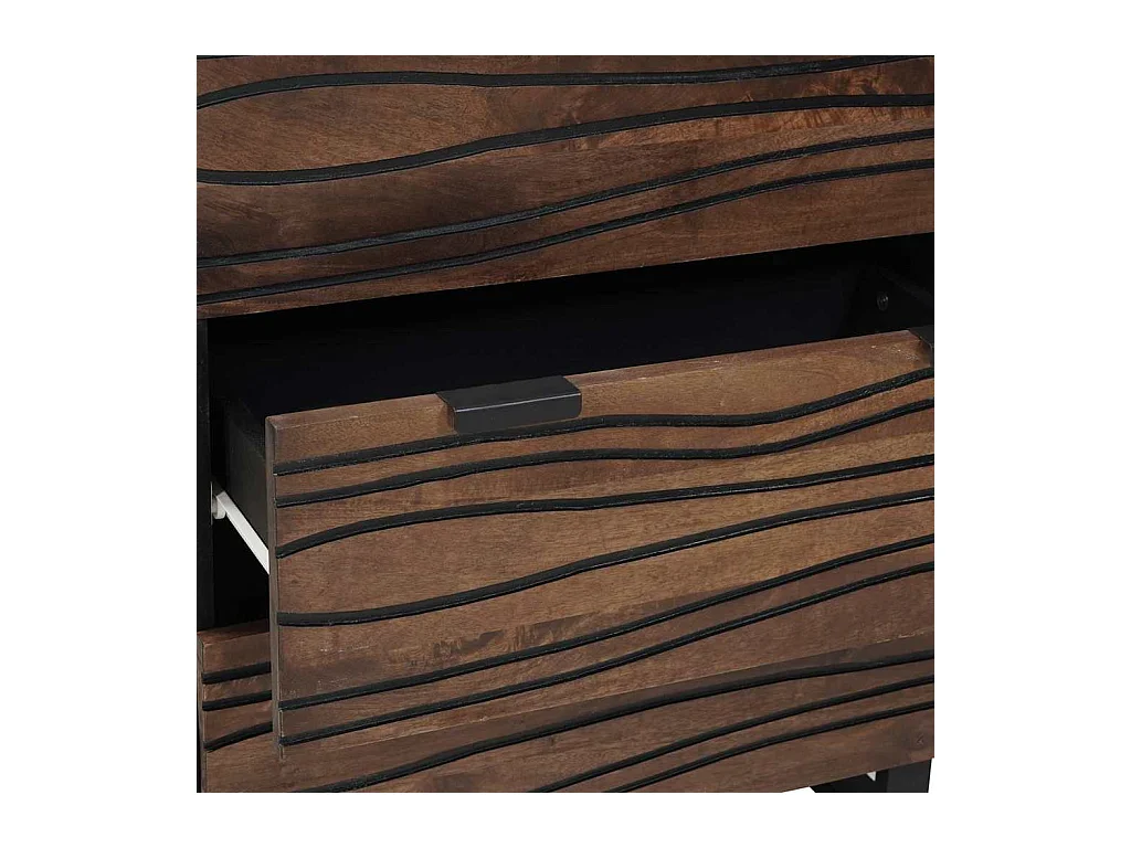 Buffet - 60x33.5x75 cm, en bois de mangue massif