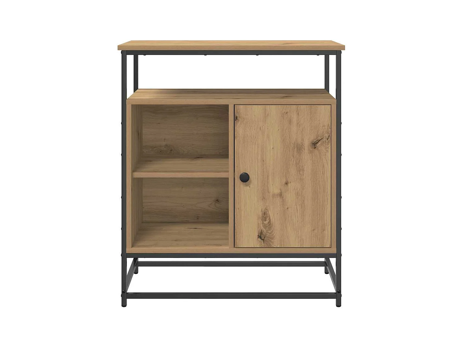 Buffet Artisan Chêne 69x35x80 cm Bois d'ingénierie et Acier