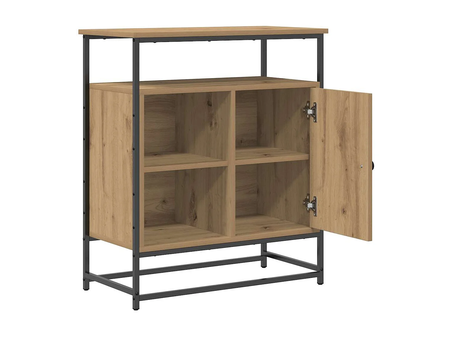 Buffet Artisan Chêne 69x35x80 cm Bois d'ingénierie et Acier