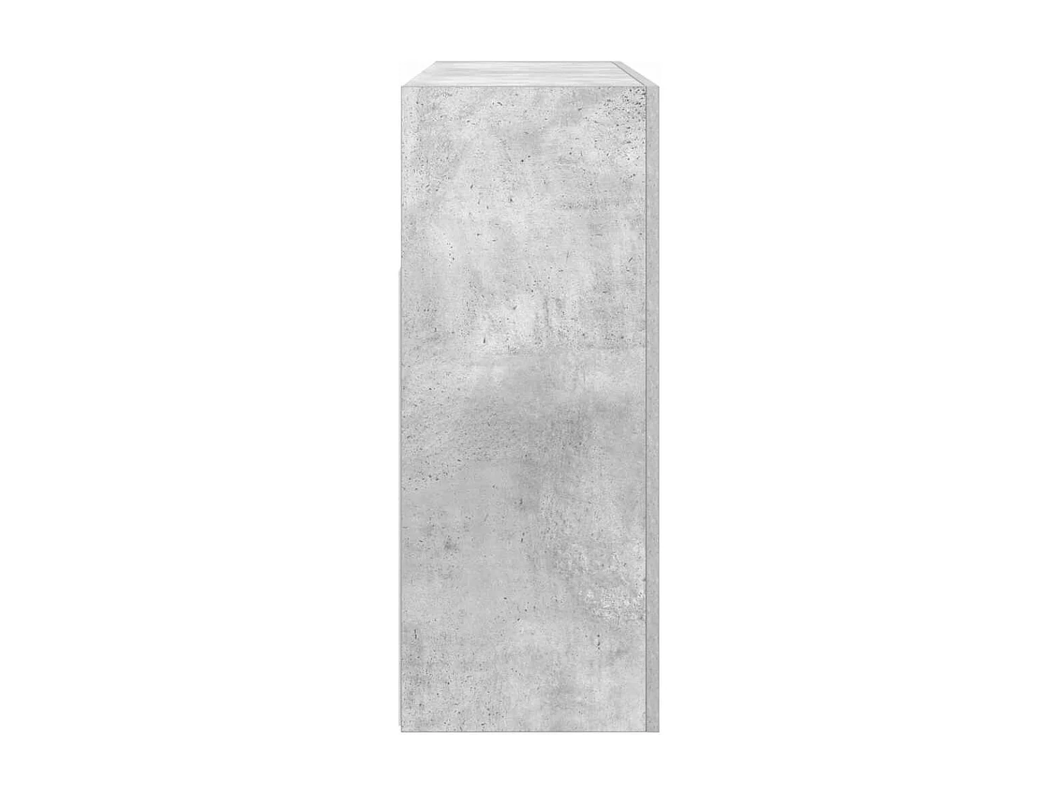 Buffet Gris Béton Bois Reconstitué 116 x 30 x 75 cm Rectangulaire