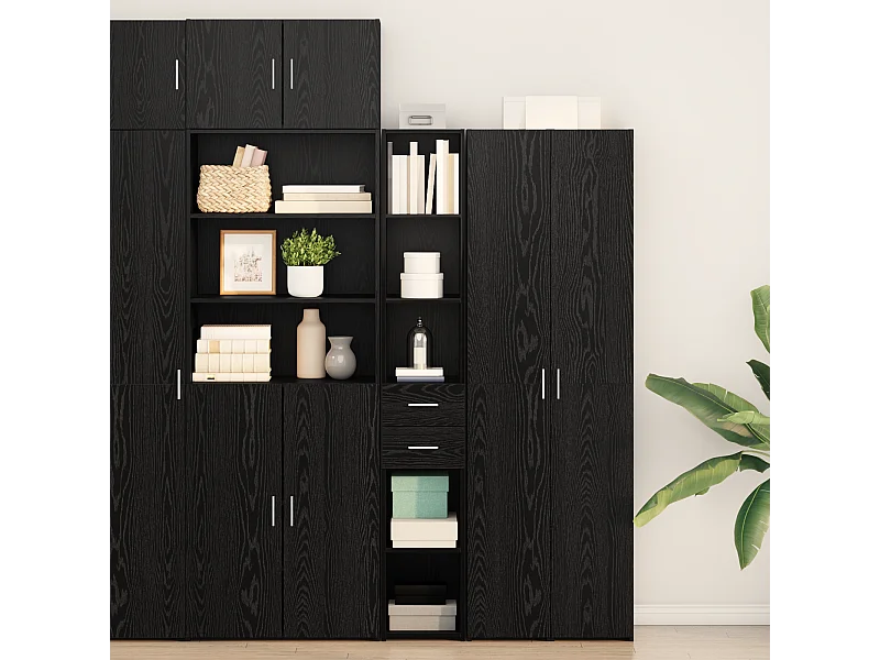 Buffet Haut Artisan Chêne 30x42,5x185 cm Bois aggloméré