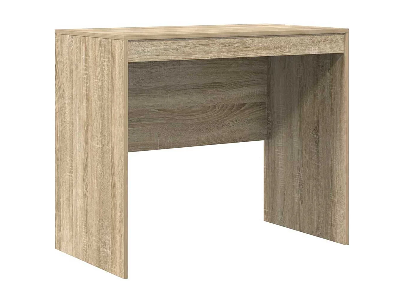 Schreibtisch mit Stauraum Sonoma Eiche Holzwerkstoff