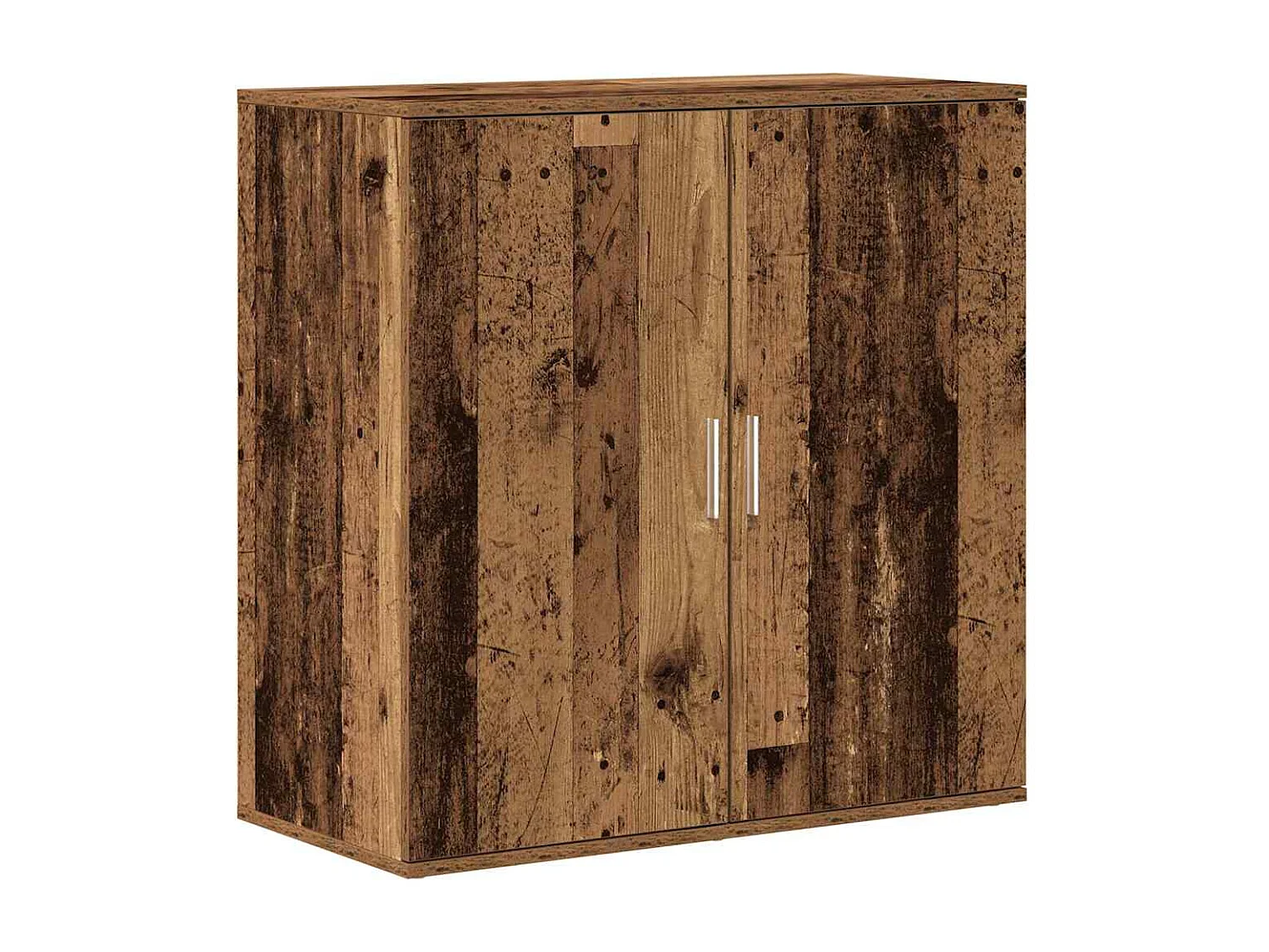 Dressoir van verouderd hout 79x38x80 cm in bewerkt hout