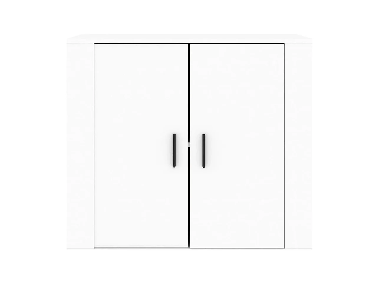 Buffet Blanc 80x33x70 cm Bois d'ingénierie