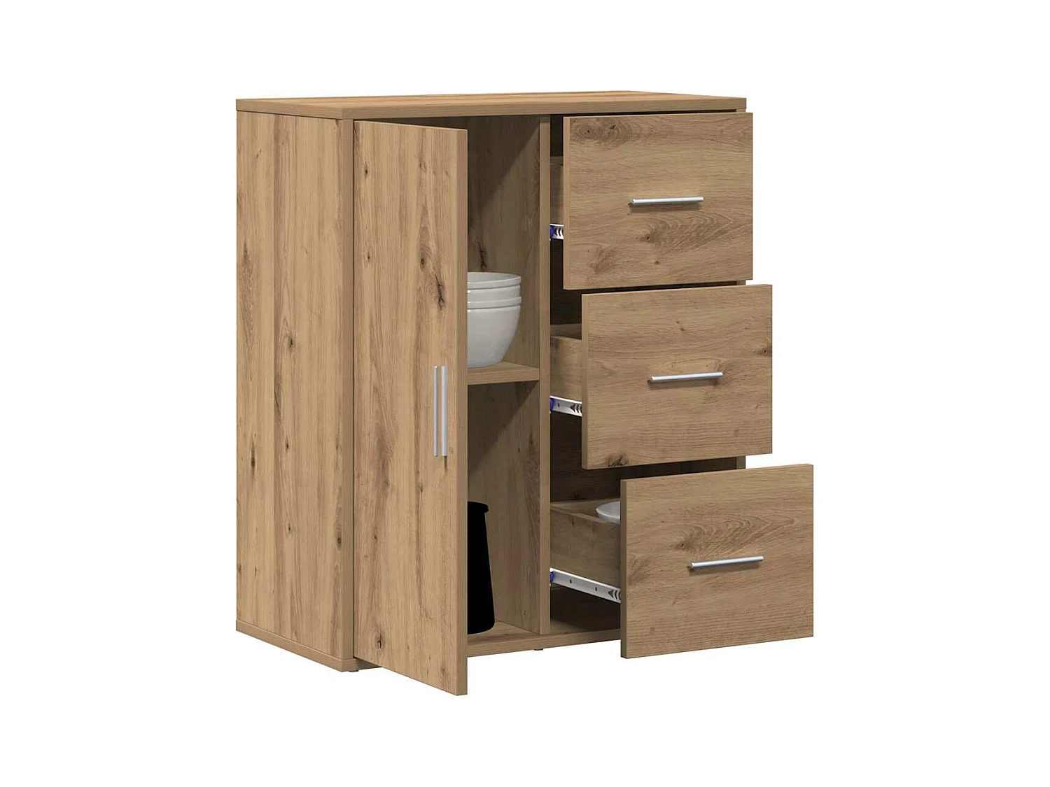 Buffet chêne artisanal 60 x 31 x 70 cm Bois d'ingénierie