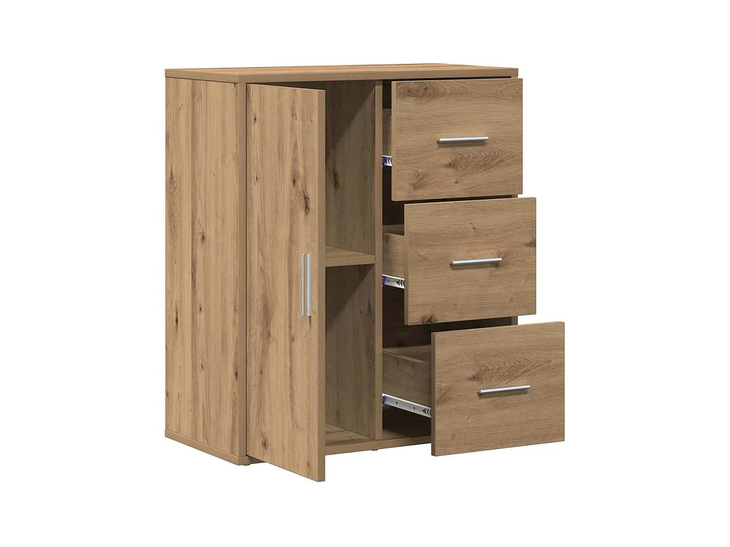 Buffet chêne artisanal 60 x 31 x 70 cm Bois d'ingénierie