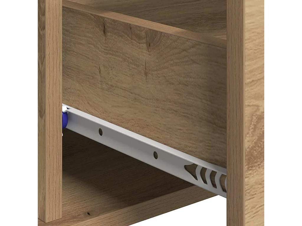 Handgemaakt eikenhouten dressoir 60 x 31 x 70 cm Technisch hout