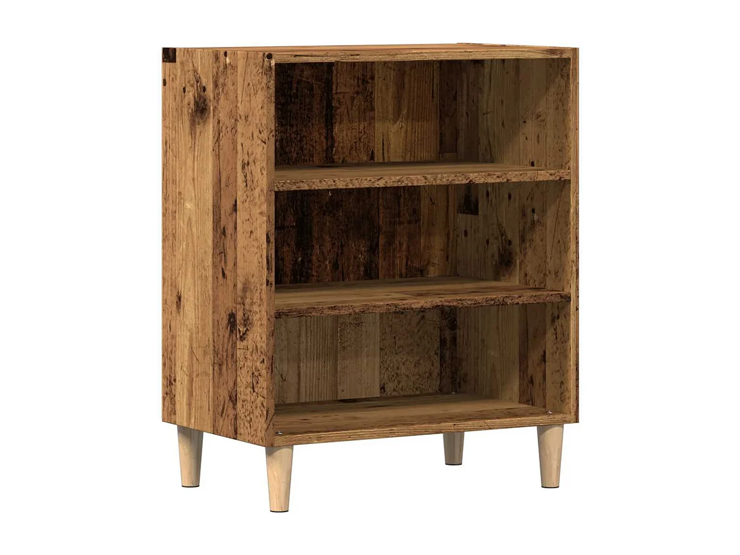Buffet vieux bois 57x35x75 cm bois d'ingénierie