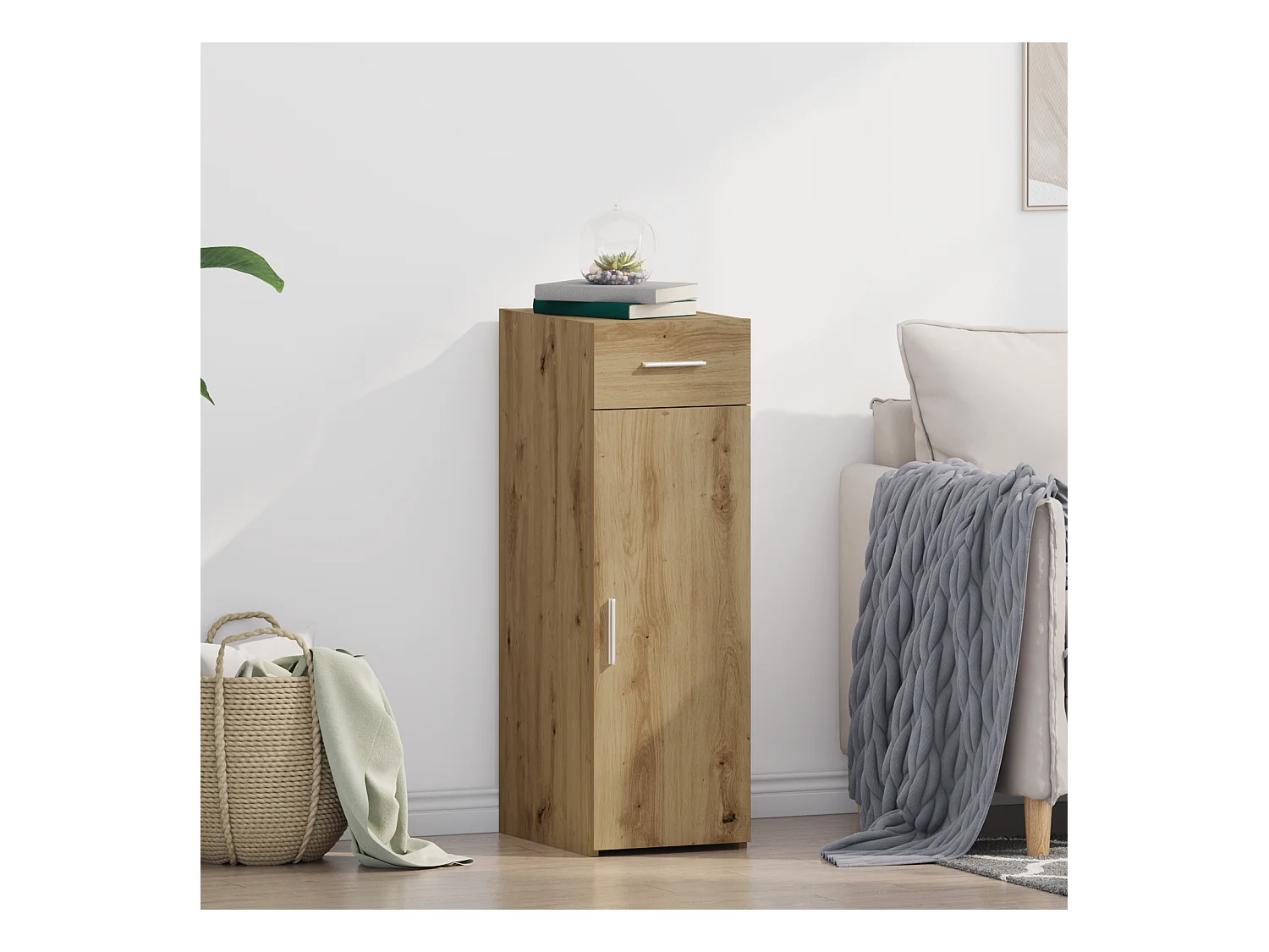 Artisan Eiken Dressoir 30x42,5x93 cm Technisch Hout