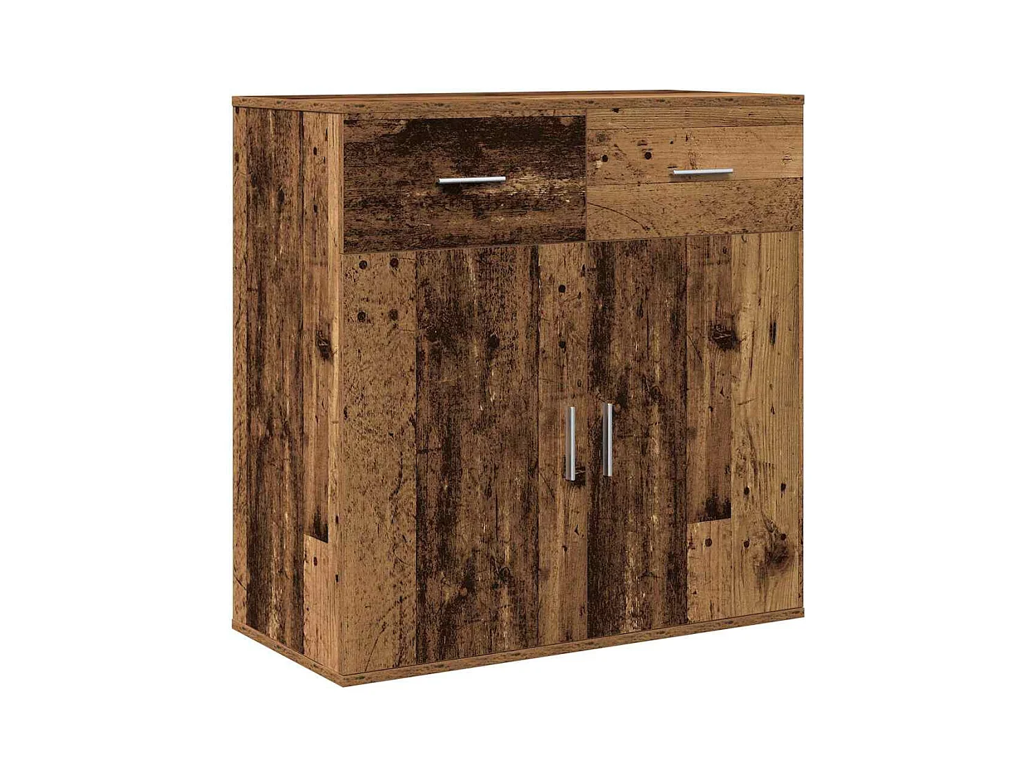 Buffet avec tiroir Vieux bois 79 x 38 x 80 cm Bois d'ingénierie