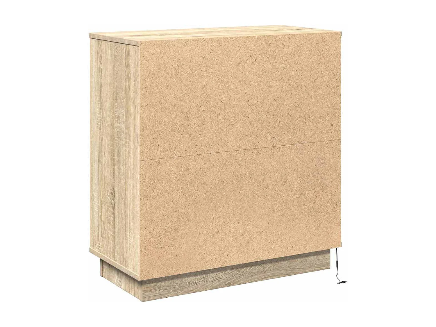 Dressoir met LED Sonoma Eiken 71x34,5x75 cm Gereconstrueerd hout