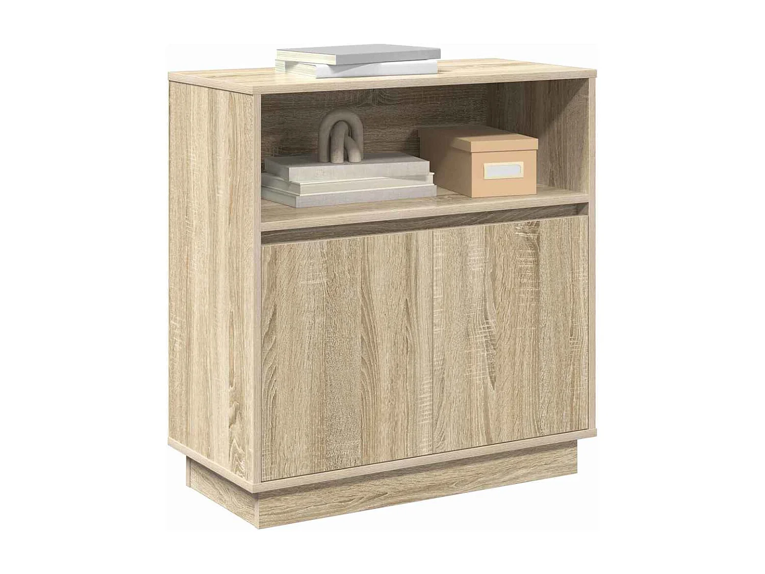 Buffet avec LED Chêne Sonoma 71x34,5x75 cm Bois reconstitué