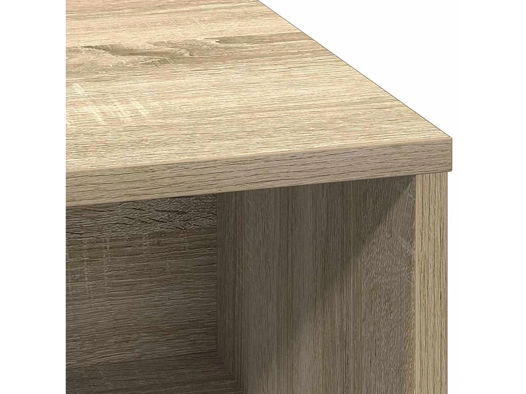 Buffet avec LED Chêne Sonoma 71x34,5x75 cm Bois reconstitué