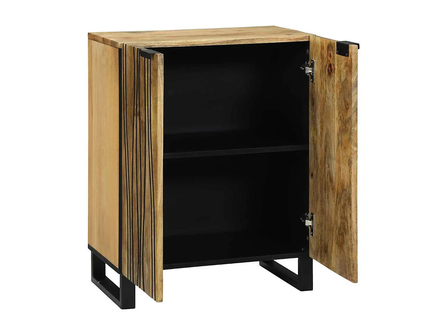 Buffet - 60 x 33,5 x 75 cm, en bois de mangue massif.