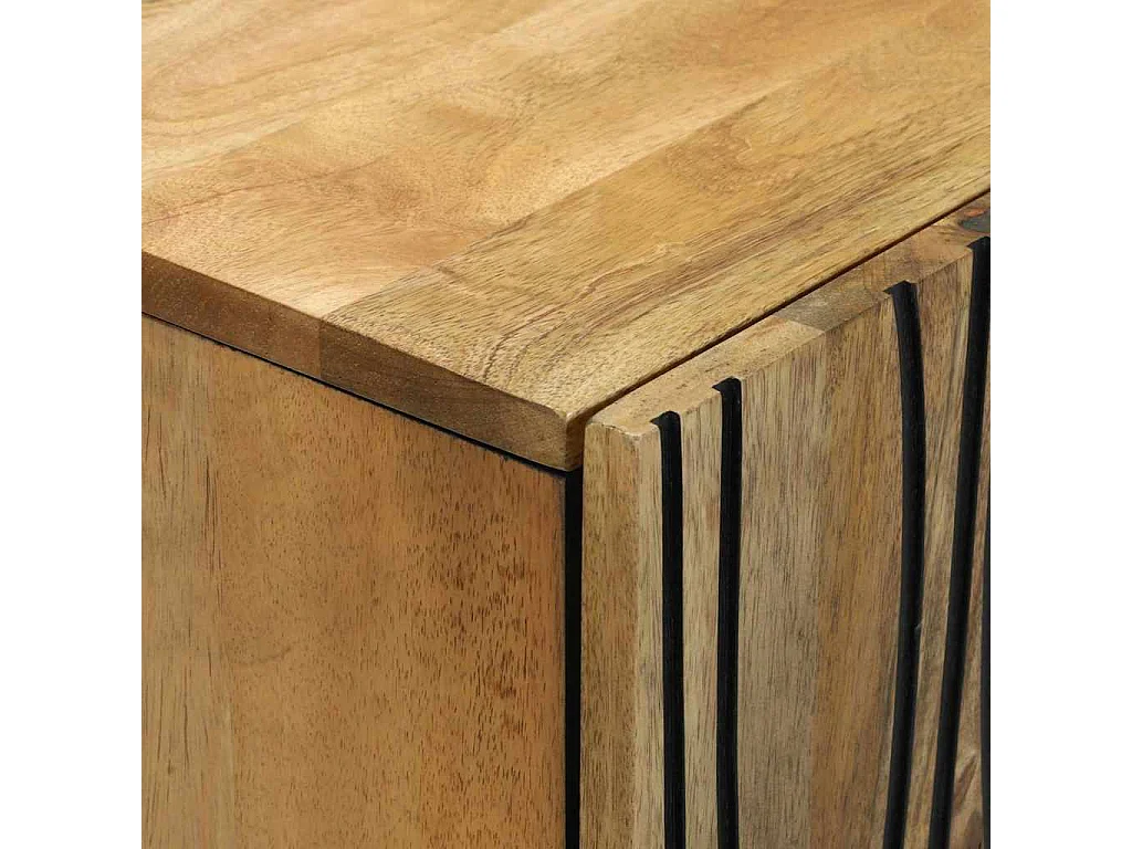 Buffet - 60 x 33,5 x 75 cm, en bois de mangue massif.