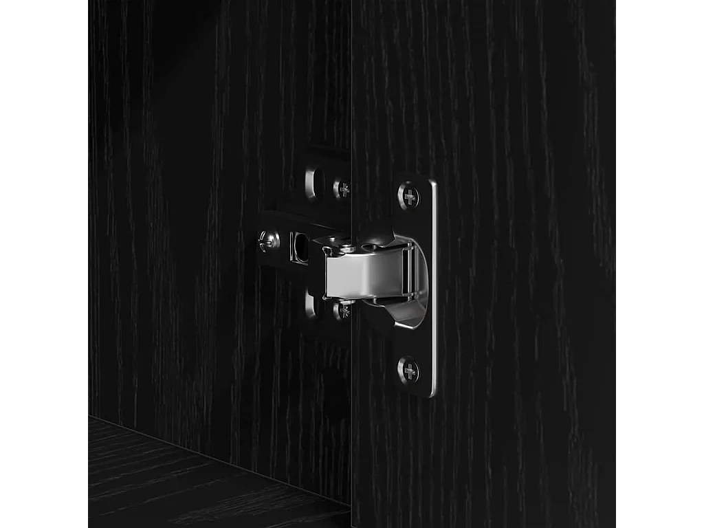 Highboard Chêne Noir Bois d'ingénierie