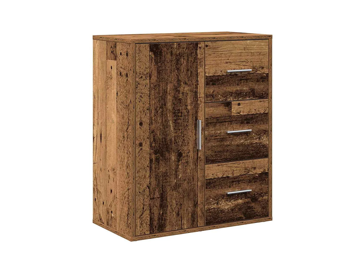 Buffet avec tiroir Vieux bois 60 x 31 x 70 cm Bois d'ingénierie