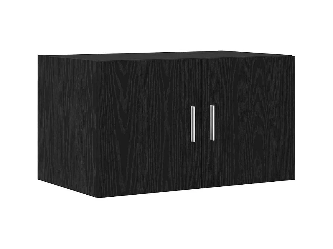 Armoire de rangement Chêne noir 70x42.5x225 cm Bois d'ingénierie