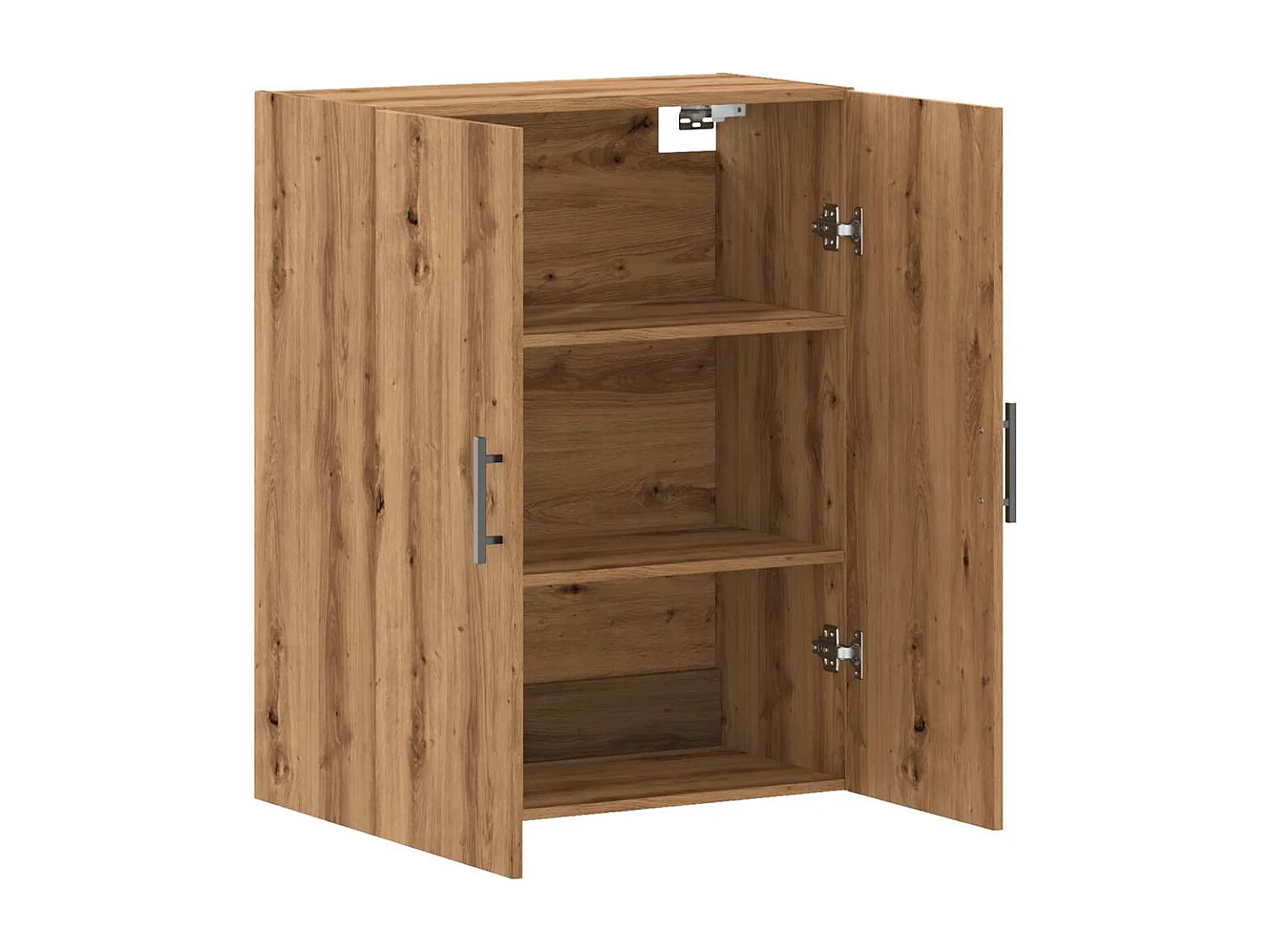 Handgemaakte eikenhouten wandkast 69,5x34x90 cm