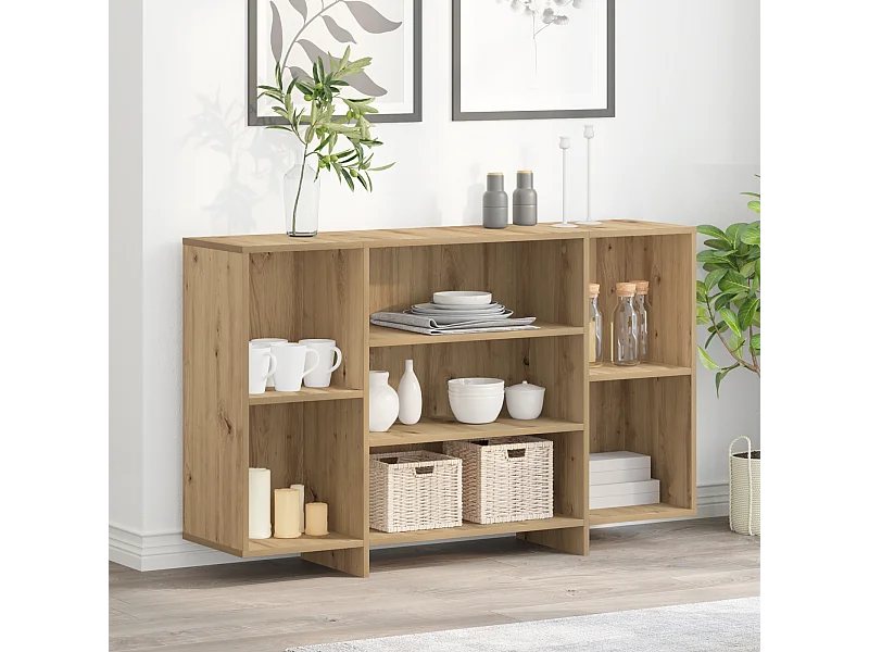 Buffet chêne artisanal 120 x 30 x 75 cm Bois d'ingénierie