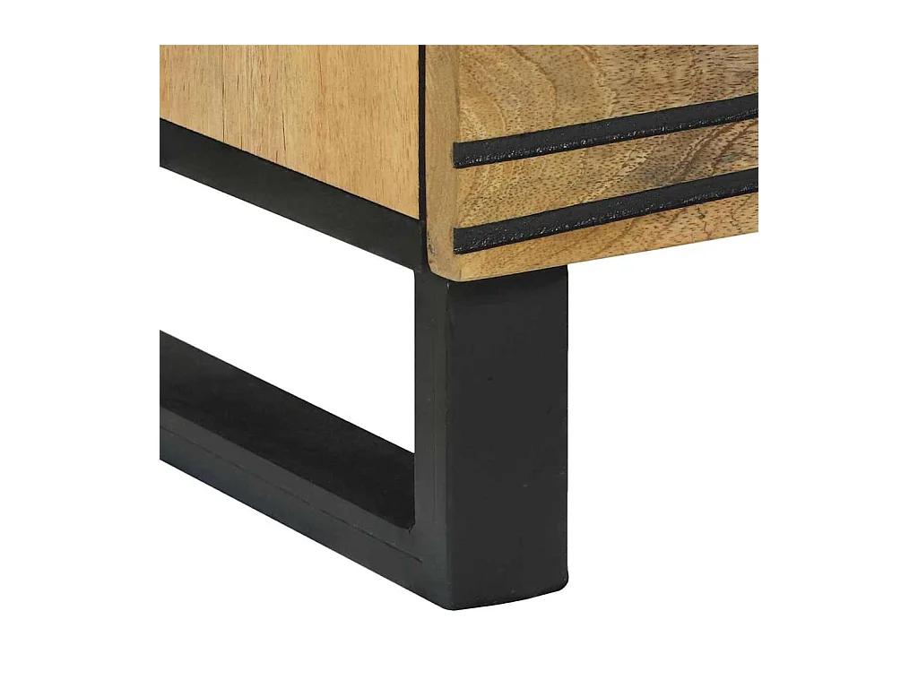 Vaisselier 60x33,5x75 cm en bois de manguier massif