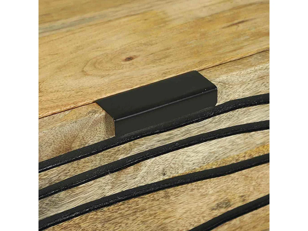 Vaisselier 60x33,5x75 cm en bois de manguier massif