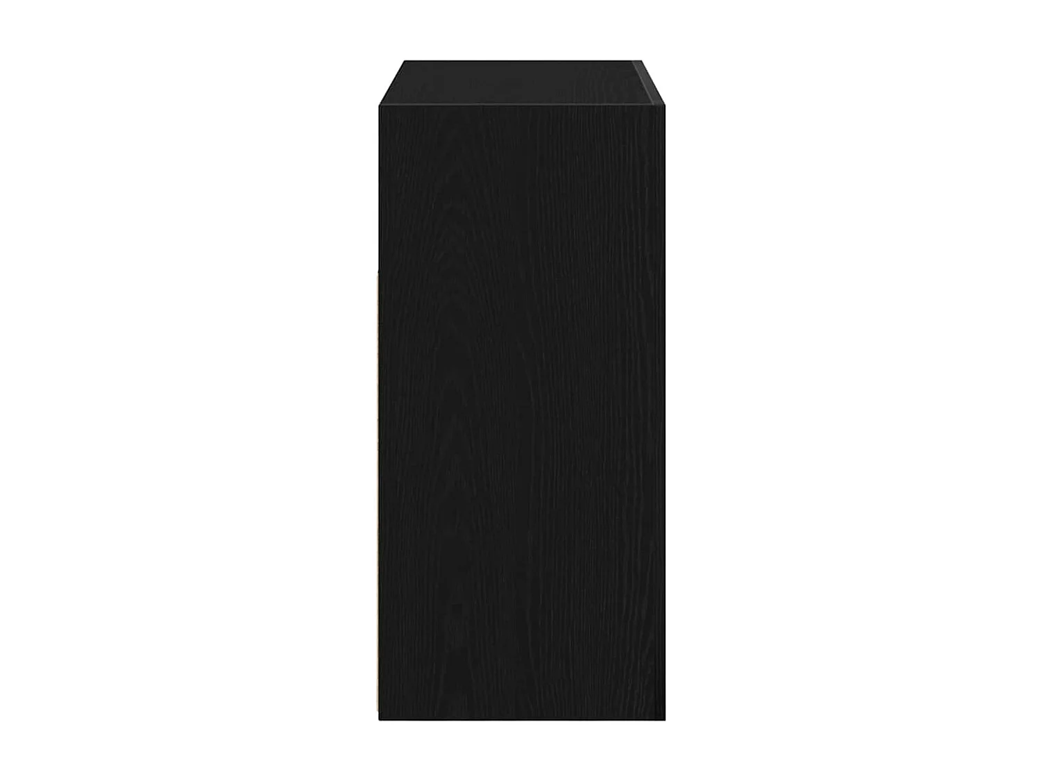 Buffet avec lumières LED, Chêne noir, 80x35x75 cm, Bois d'ingénierie