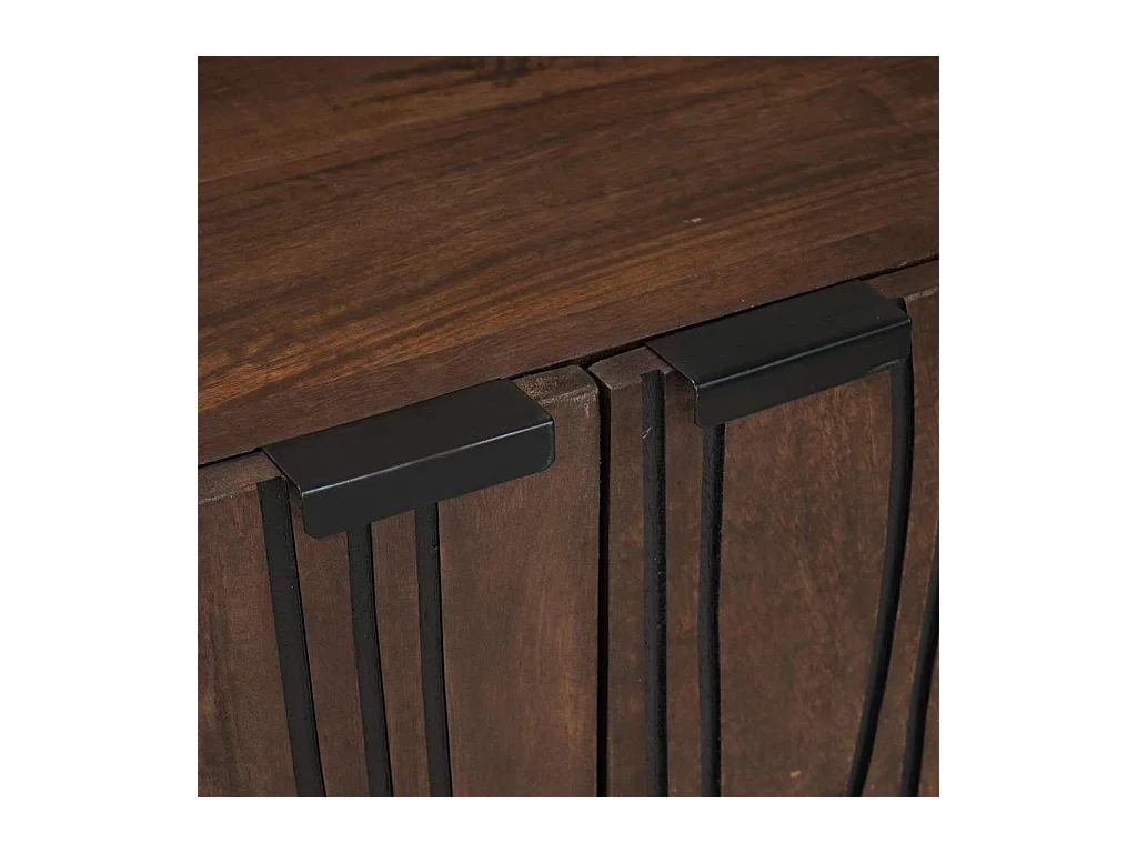 Buffet 60 x 33,5 x 75 cm en bois de mangue massif