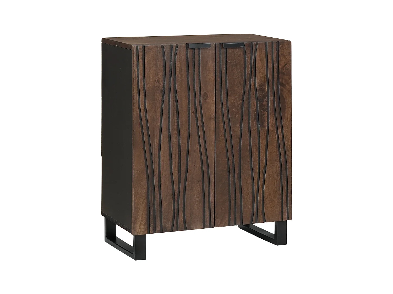 Buffet 60 x 33,5 x 75 cm en bois de mangue massif