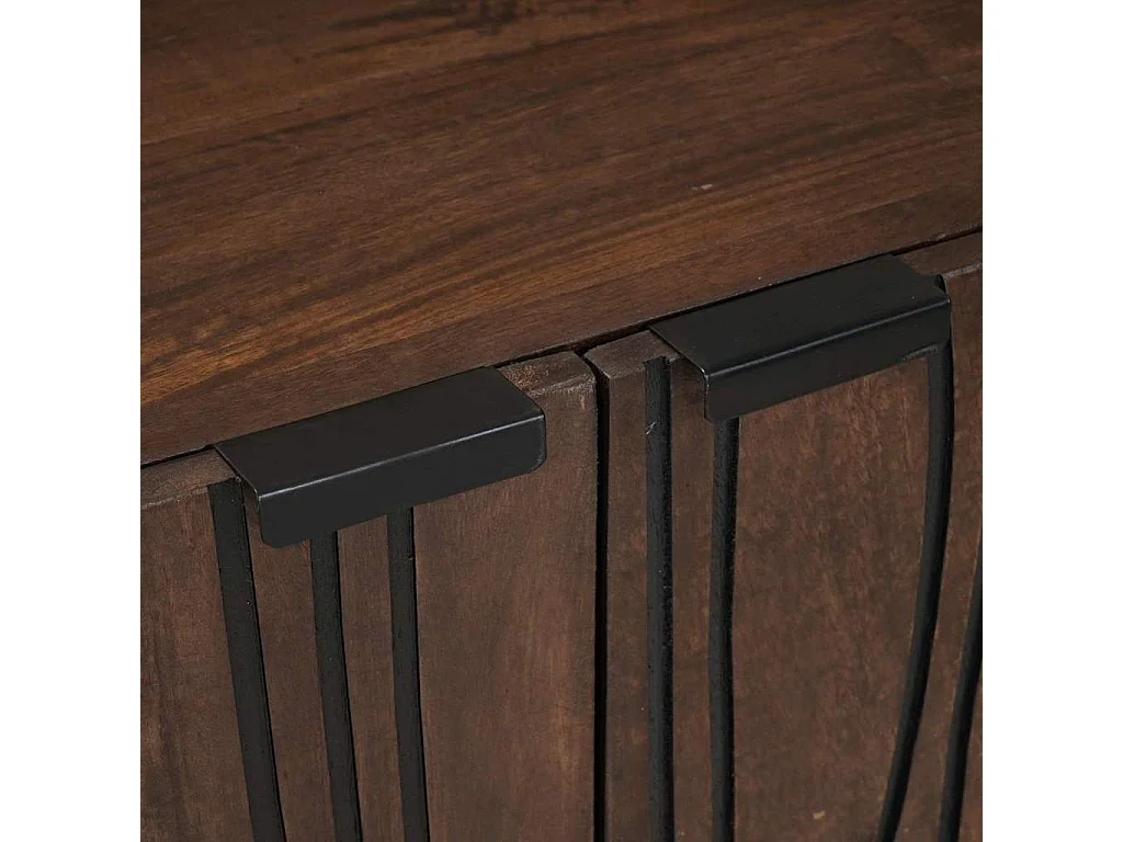 Buffet 60 x 33,5 x 75 cm en bois de mangue massif