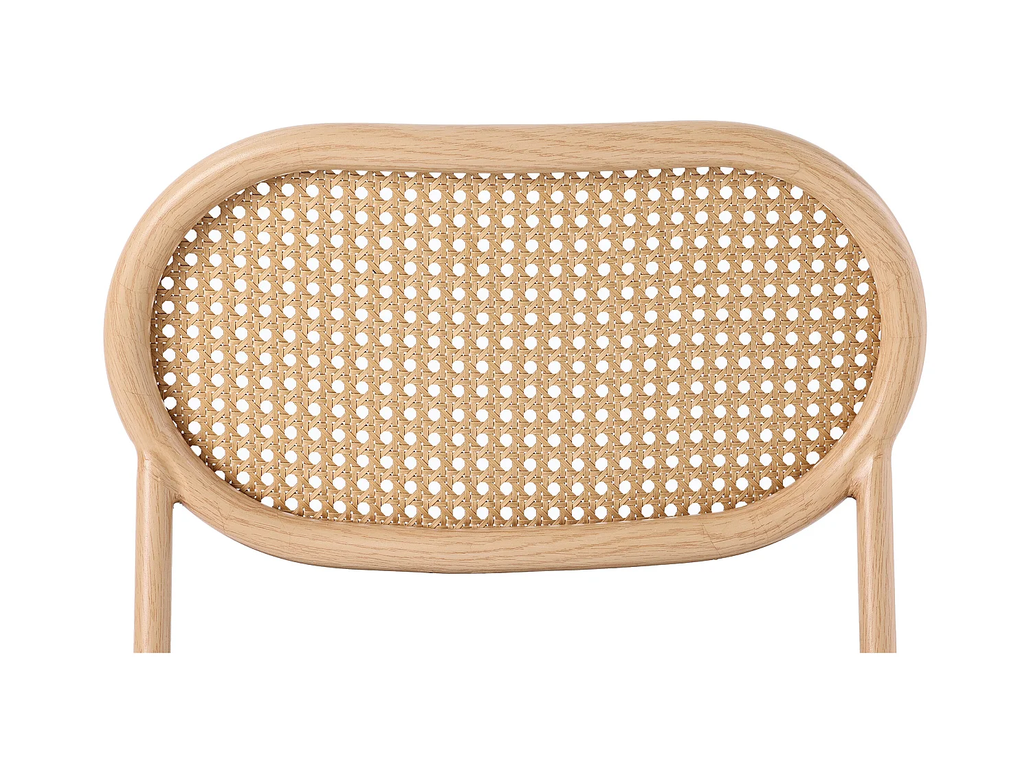 Lot de 6 chaises de salle à manger, chaise de loisirs en velours, avec pieds en métal, Rattan, couleur marron