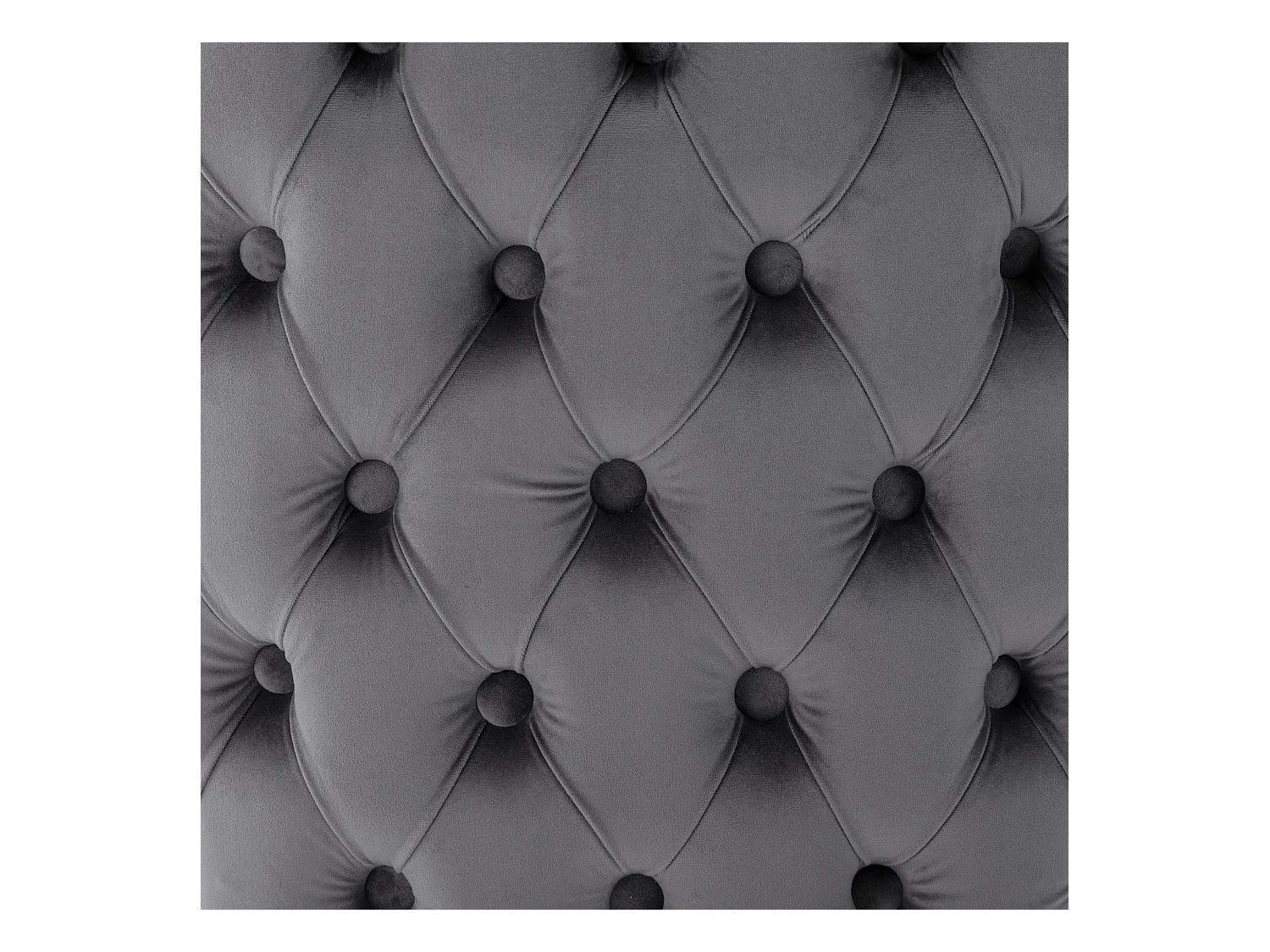 Eetkamerstoel fluweel, modern design, massief houten frame, grijs (44x41x86 cm)