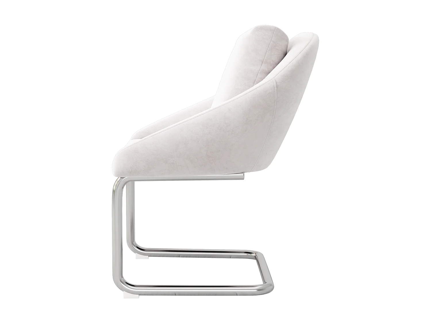 Beige fluwelen draaistoel, modern en comfortabel design, fluwelen materiaal, metalen frame (72,39x62,23x49,53 cm) - 2 stoelen