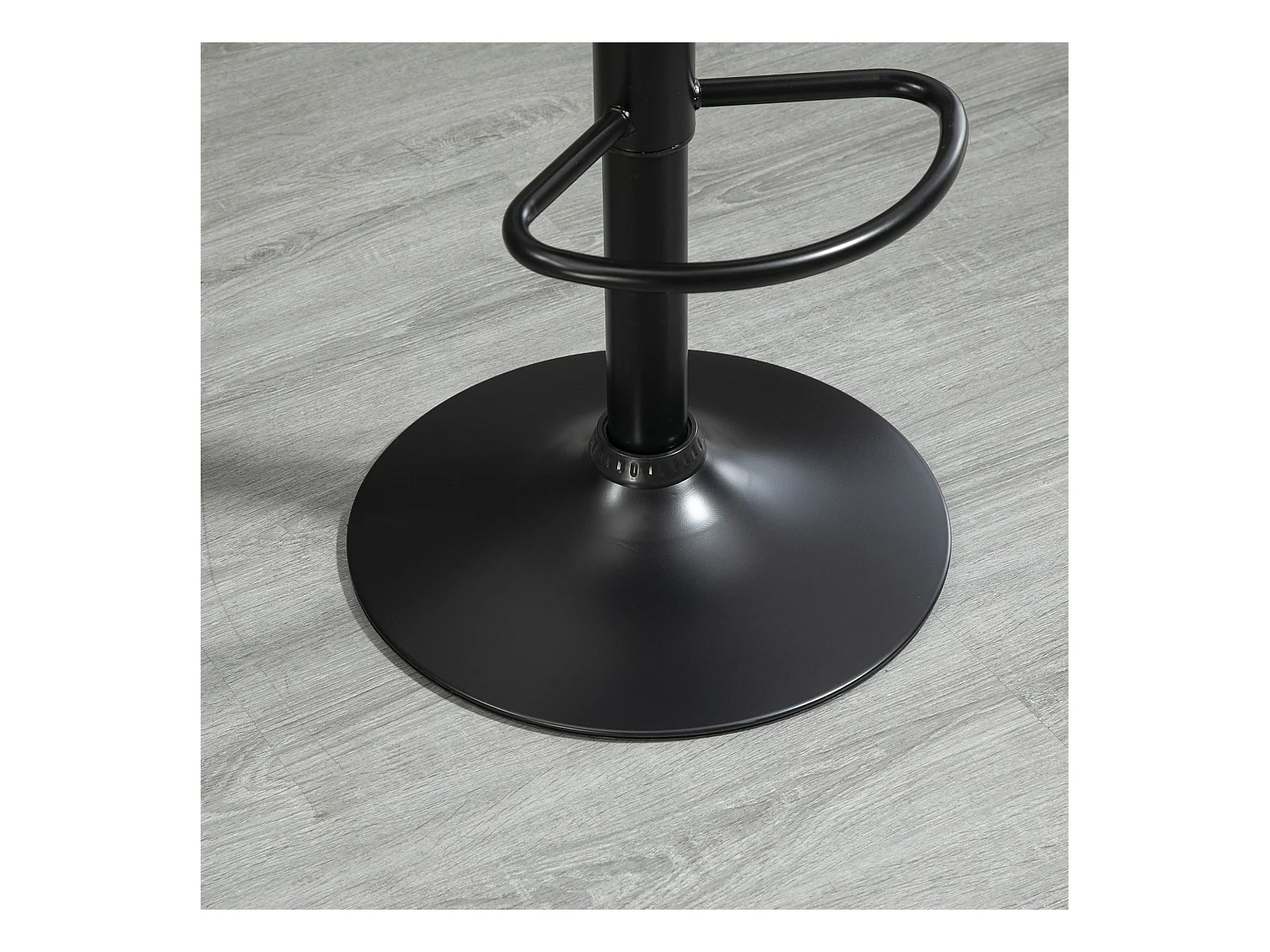 Tabourets de bar réglables 2 pcs, dossier, pivotants, acier et simili cuir, marron (46.5x50x88-108cm)